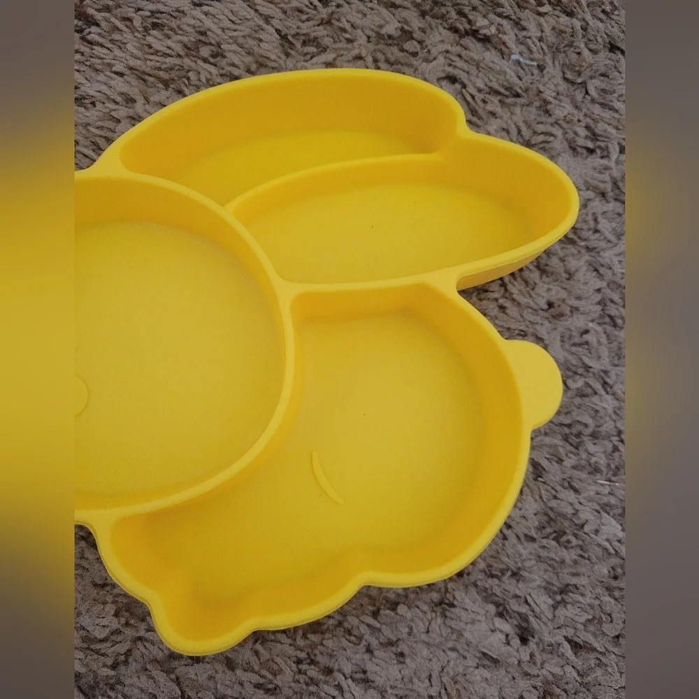 💥3/$24 Silicone Bunny Shape Plate/Bowl‎